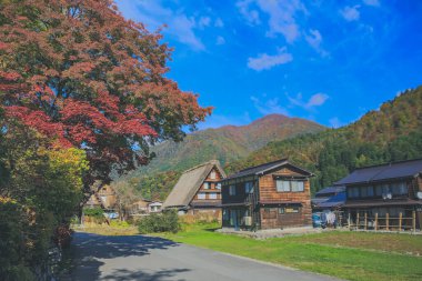 Tarihi Japon Köyü Shirakawago, Japonya 'nın tarihi simgesi 1 Kasım 2013