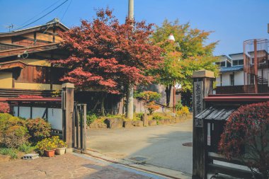 Müzeleri ve eski özel evleri olan eski kasaba bölgesi 31 Ekim 2013