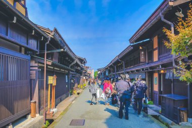 Takayama, iyi korunmuş Edo tarzı sokak ve evleriyle ünlüdür. 31 Ekim 2013