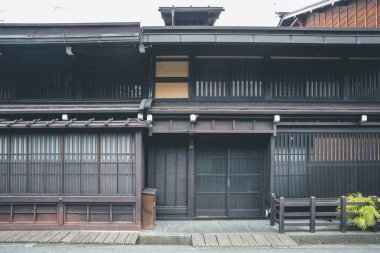 Takayama Şehri Kamisan no Machi Geleneksel Caddesi, Gifu Bölgesi, 31 Ekim 2013