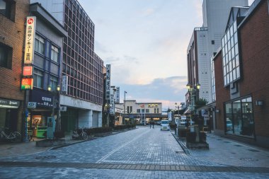 Takayama Şehri Kamisan no Machi Geleneksel Caddesi, Gifu Bölgesi, 31 Ekim 2013