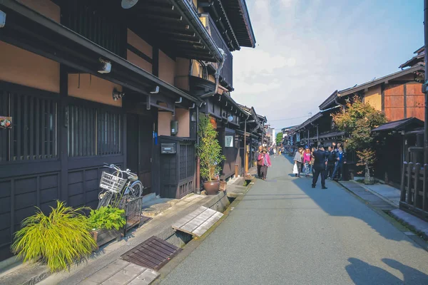 Takayama Famous Its Well Preserved Edo Style Street Houses Oct — Stock Photo, Image