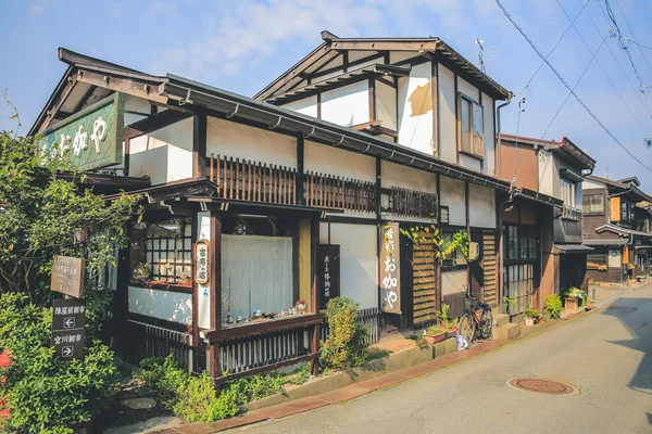 Takayama Famosa Por Bien Conservada Calle Estilo Edo Casas Oct — Foto de Stock