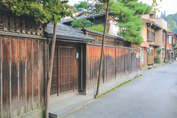 Город Такаяма Камисан Мачи Традиционная Улица Префектура Гифу Окт 2013 — стоковое фото