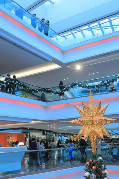 Nov 2013 Fesztivál Séta Karácsonyfa Dekorációk Hong Kong — Stock Fotó