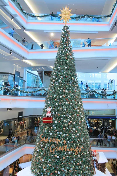 Nov 2013 Φεστιβάλ Περπατήστε Χριστουγεννιάτικο Δέντρο Διακόσμηση Hong Kong — Φωτογραφία Αρχείου