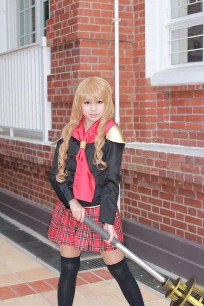 Lis 2013 Japonia Anime Cosplay Kreskówki Modelki Cosplay — Zdjęcie stockowe