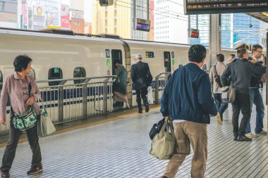 Shinkansen Mermi Tren İstasyonu Nagoya 2 Kasım 2013
