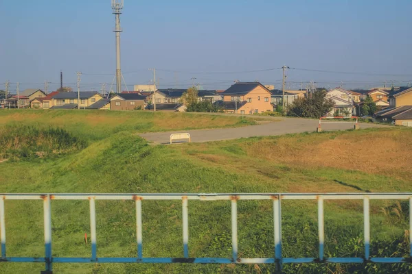 Der Blick Aus Dem Zugfenster Japan Nov 2013 — Stockfoto