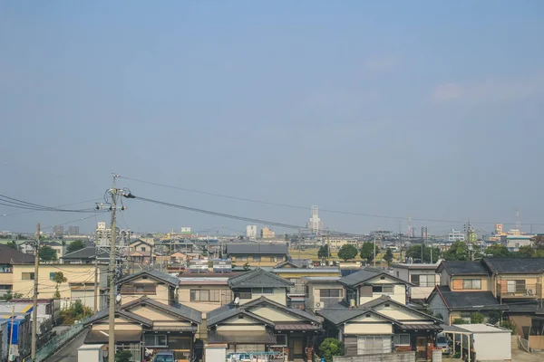 新幹線からの眺め2013年11月2日 — ストック写真