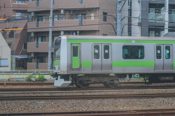 Vista Linha Trem Bala Shinkansen Nov 2013 — Fotografia de Stock