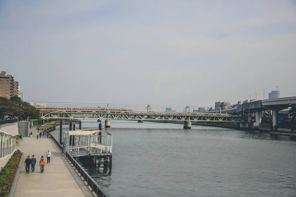 Landscape Sumida River Tokyo Japan Νοε 2013 — Φωτογραφία Αρχείου