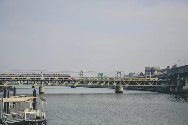 Krajobraz Rzeki Sumida Tokio Japonia Lis 2013 — Zdjęcie stockowe