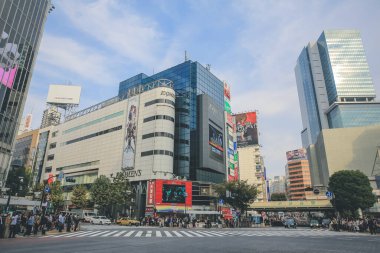 Tokyo 'nun Shibuya ilçesinde yaya geçidi, 3 Kasım 2013