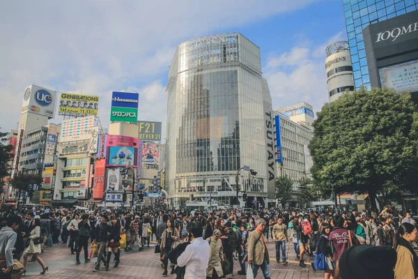 stock image fashion centers of Shibuya Japan, particularly for young people 3 Nov 2013