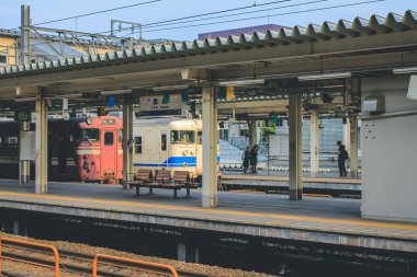 bir JR Takayama hattı yerel tren klasik klasik tren 31 Ekim 2013