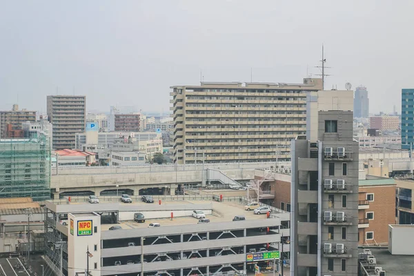 Cidade Toyama Paisagem Urbana — Fotografia de Stock