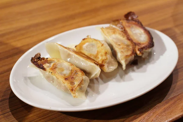 Jiaozi Gyoza Dumplings Potstickers — 스톡 사진