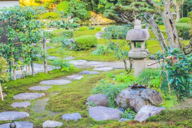 Kenroku Garden, Kanazawa, Japonya 1 Kasım 2013