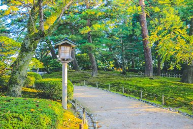 Kenroku Garden, Kanazawa, Japonya 1 Kasım 2013