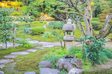 Kenroku Garden, Kanazawa, Japonya 1 Kasım 2013