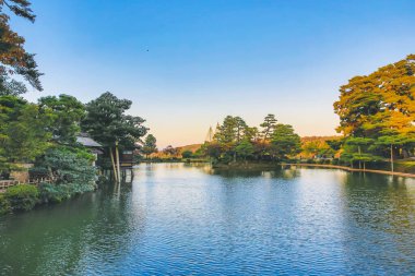 Kasumiga Ike Göleti Kenrokuen Kana zawa 1 Kasım 2013