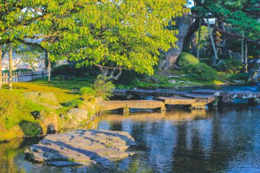 Kasumiga Ike Göleti Kenrokuen Kana zawa 1 Kasım 2013