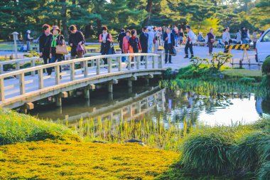 Kenroku Garden, Kanazawa, Japonya 1 Kasım 2013