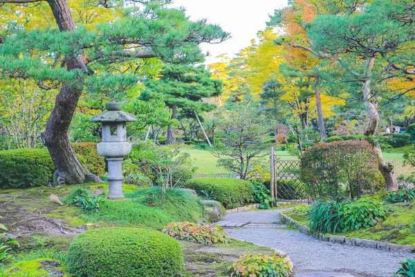 Landscape Kenroku Garden Kanazawa Ιαπωνία Νοε 2013 — Φωτογραφία Αρχείου
