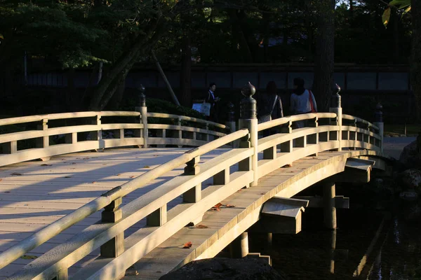 stock image the landscape of Kenroku Garden, Kanazawa, Japan 1 Nov 2013