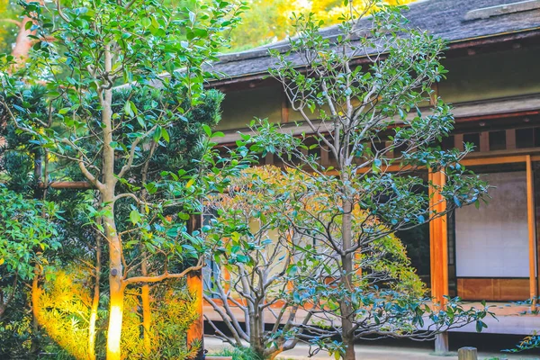 stock image 1 Nov 2013 the Uchihashi-tei Tea House at Kenrokuen Garden in Kanazawa