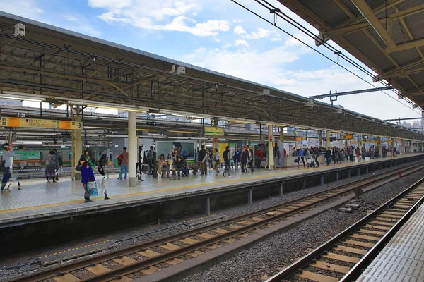 Commutor Поезда Основной Вид Транспорта Токио Ноя 2013 — стоковое фото
