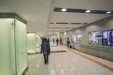 Şehrin ana istasyonu Shinjuku İstasyonu 'ndaki yoğun saat, 3 Kasım 2013.