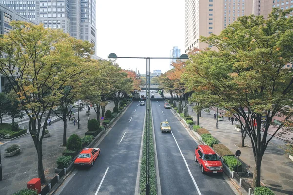 Generiek Uitzicht Straat Shinjuku Tokyo Japan Nov 2013 — Stockfoto