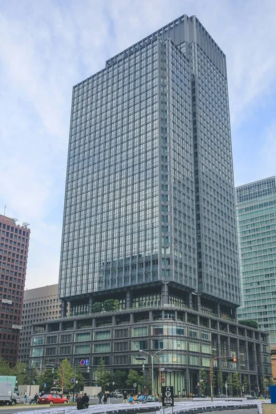 Modern Felhőkarcoló Épület Tokyo Japán Nov 2013 — Stock Fotó