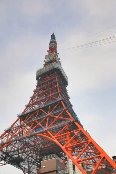 著名的红色东京塔 2013年11月3日日本地标 — 图库照片
