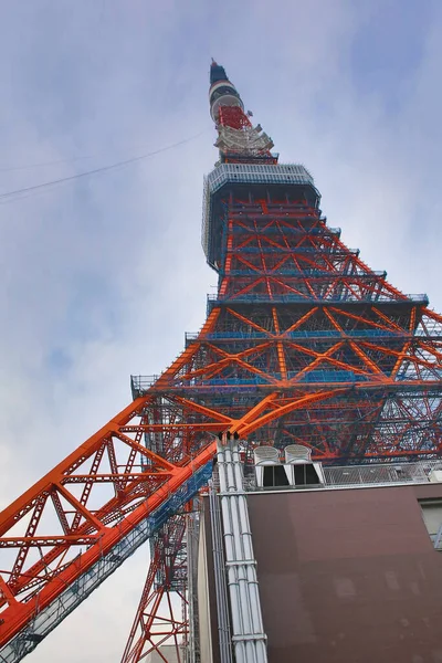 著名的红色东京塔 2013年11月3日日本地标 — 图库照片