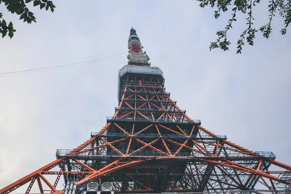 Известная Красная Токийская Башня Ориентир Японского Языка Ноя 2013 — стоковое фото