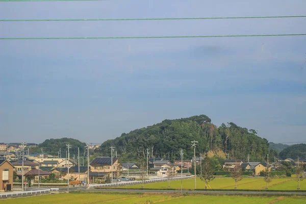 Der Blick Aus Dem Shinkansen Bullet Train Line Nov 2013 — Stockfoto