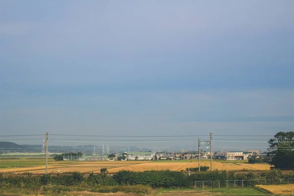 Widok Linii Shinkansen Pociąg Pocisk Lis 2013 — Zdjęcie stockowe