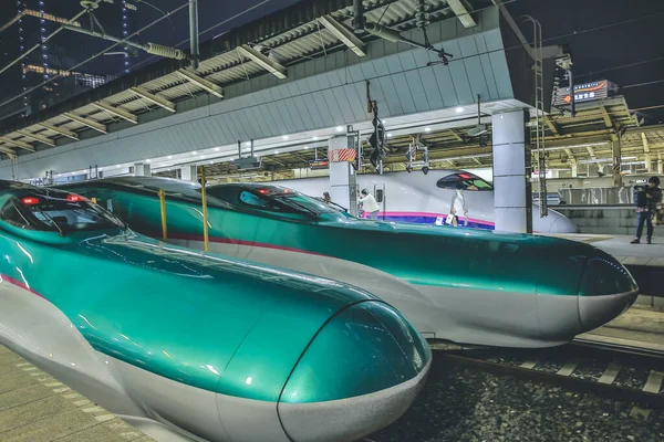 Tokyo Demiryolunda Bir Shinkansen Hızlı Treni Kasım 2013 — Stok fotoğraf
