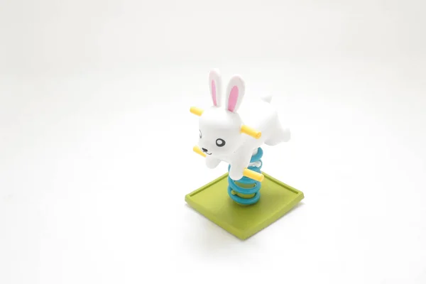 Scale Rabbit Animal Spring See Saw — Stock Photo, Image