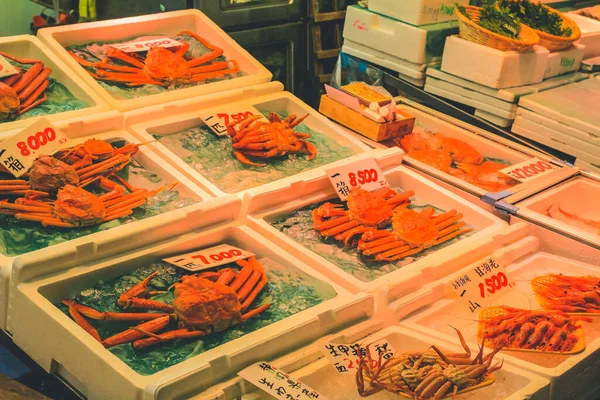日本Ohmicho Ichiba鱼市场2013年11月1日 — 图库照片