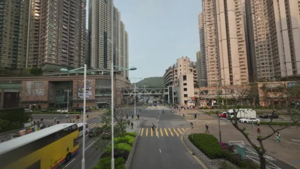 香港蒲耀道的城市景观2023年4月12日 — 图库视频影像