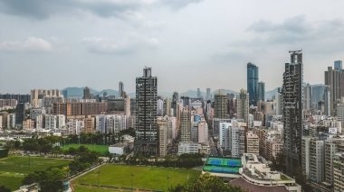 15 Nisan 2023 'te Kowloon Tong' daki Orta Kowloon şehri.