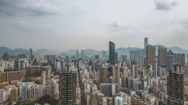 Hong Kong Mong Kok şehri 15 Nisan 2023