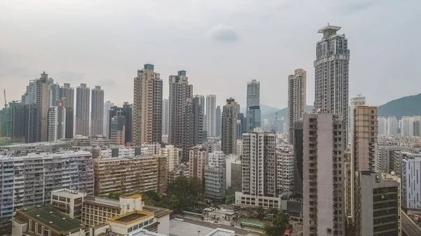 Oblast Tai Kok Tsui Hong Kongu Dubna 2023 — Stock fotografie