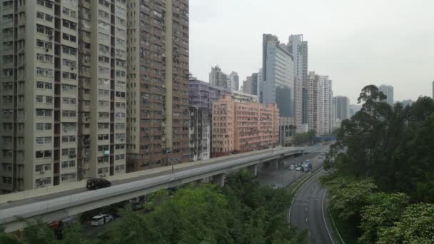 Zona Tai Kok Tsui Din Hong Kong Aprilie 2023 — Videoclip de stoc