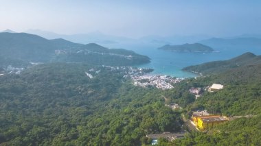 Hong Kong 'da bir köy manzarası, Sheung Sze Wan, 16 Nisan 2023