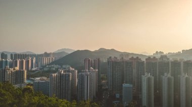 16 Nisan 2023 Po Lam yerleşim bölgesinin şehir manzarası, hk